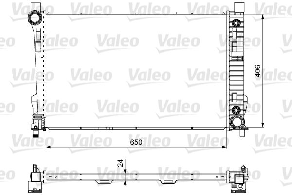 Chłodnica, układ chłodzenia silnika VALEO 732741