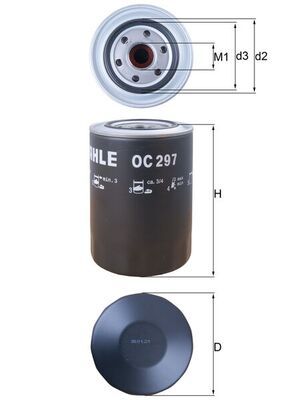 Filtr oleju KNECHT OC 297