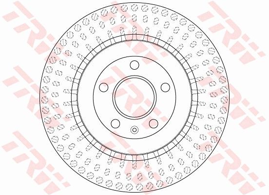 Tarcza hamulcowa TRW DF6175S