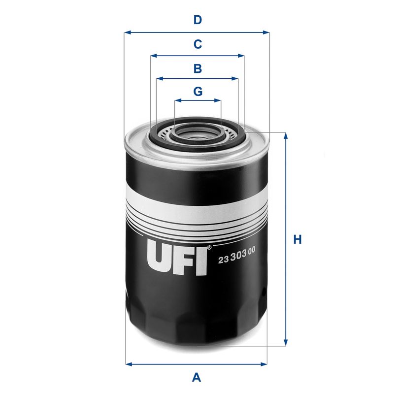 Filtr oleju UFI 23.303.00