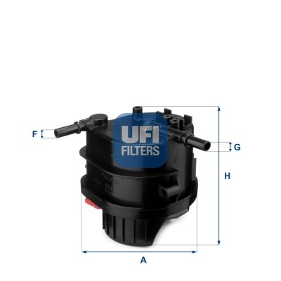Filtr paliwa UFI 24.015.00