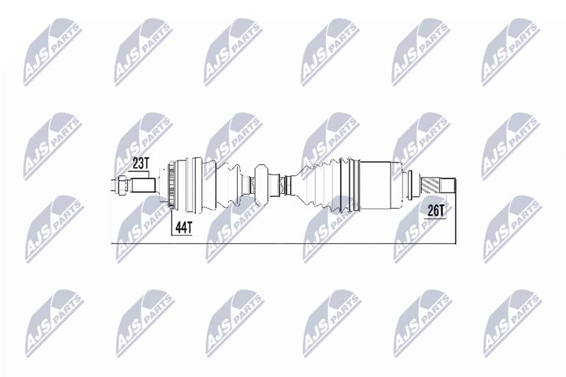Wał napędowy NTY NPW-RE-017