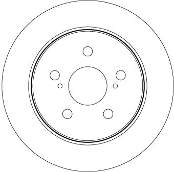 Tarcza hamulcowa TRW DF8335