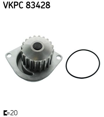 Pompa wody, chłodzenie silnika SKF VKPC 83428