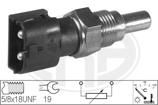 Czujnik, temperatura płynu chłodzącego ERA 330105