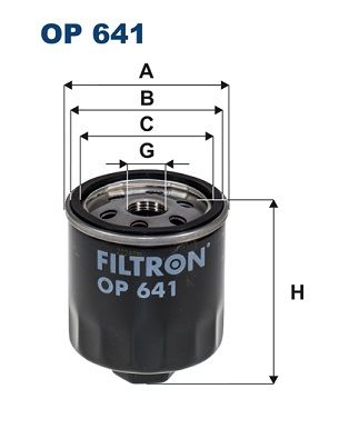 Filtr oleju FILTRON op 641