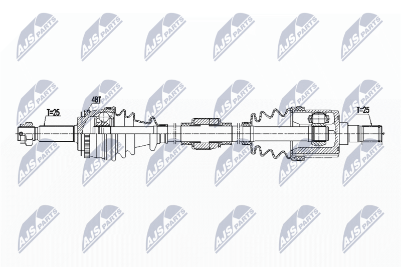 Wał napędowy NTY NPW-HY-523