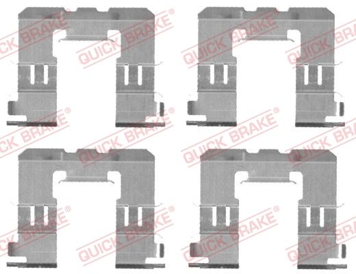 Zestaw akcesoriów, klocki hamulcowe QUICK BRAKE 109-1721