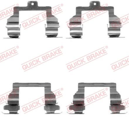 Zestaw akcesoriów, klocki hamulcowe QUICK BRAKE 109-1291