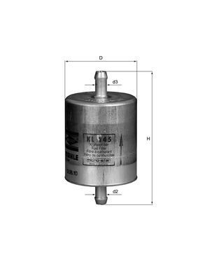 Filtr paliwa MAHLE KL145
