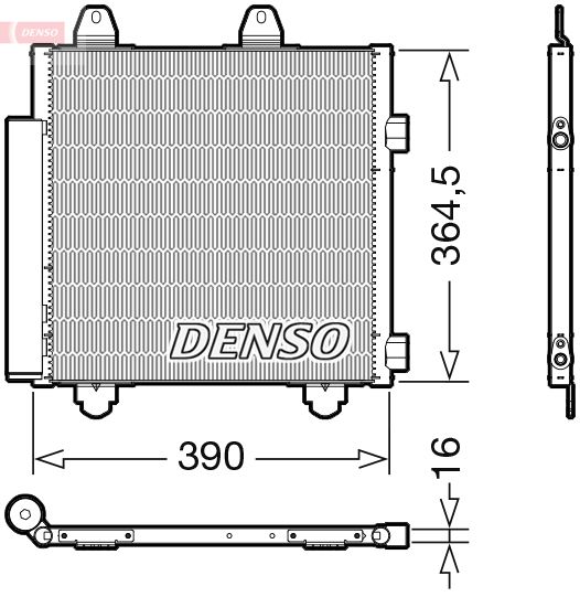 Skraplacz, klimatyzacja Denso DCN21033
