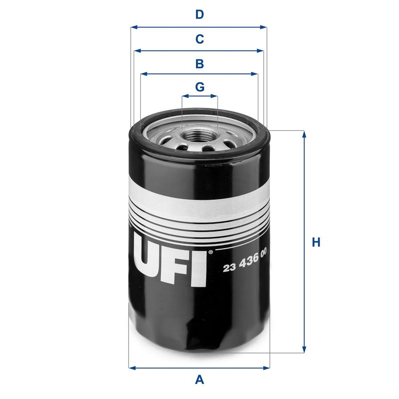 Filtr oleju UFI 23.436.00