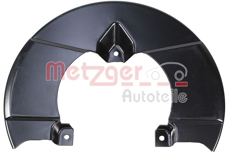 Panel rozbryzgiwujący, tarcza hamulcowa METZGER 6115504