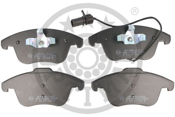 Zestaw klocków hamulcowych, hamulce tarczowe OPTIMAL BP-12452