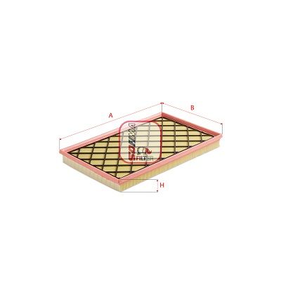 Filtr powietrza SOFIMA S 3D85 A