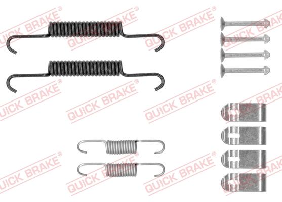 Zestaw akcesoriów, szczęki hamulcowe hamulca postojowego QUICK BRAKE 105-0881