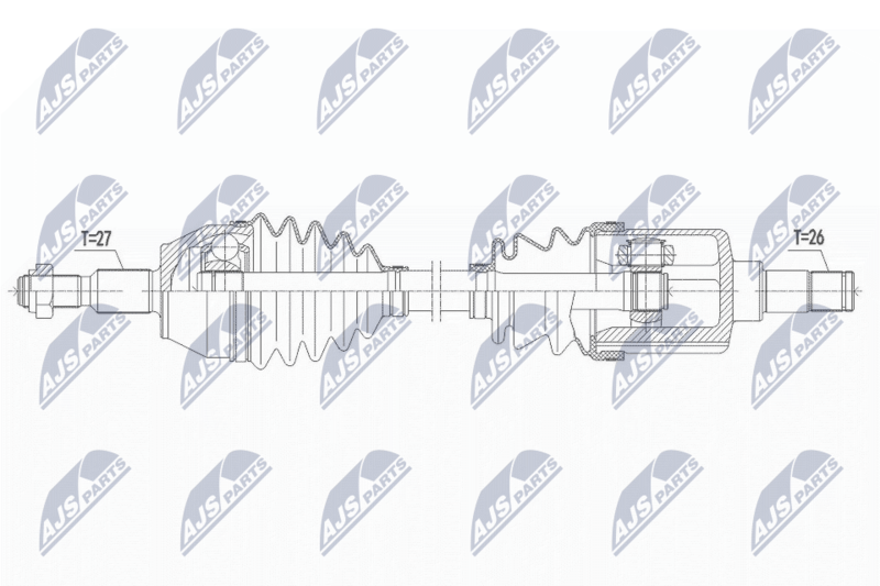 Wał napędowy NTY NPW-FR-151