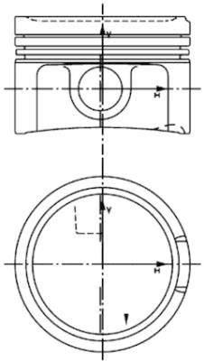 Tłok KOLBENSCHMIDT 99933620