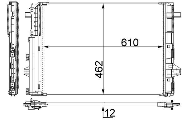 Skraplacz, klimatyzacja MAHLE ac 446 000s
