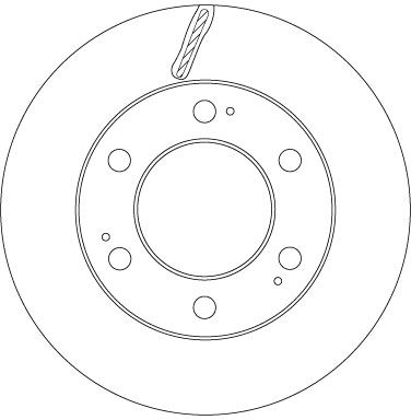 Tarcza hamulcowa TRW DF6882