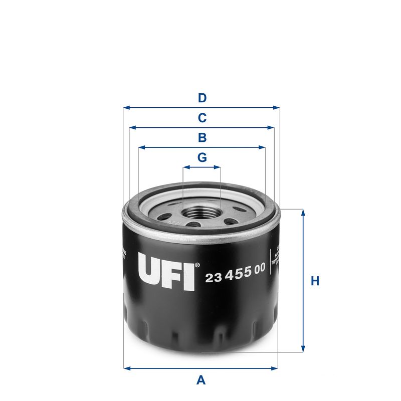 Filtr oleju UFI 23.455.00