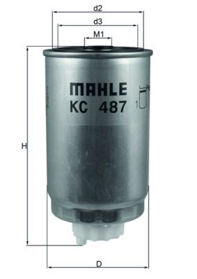 Filtr paliwa MAHLE KC487