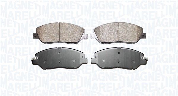 Zestaw klocków hamulcowych, hamulce tarczowe MAGNETI MARELLI 363916060880