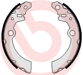 Zestaw szczęk hamulcowych BREMBO S 79 523