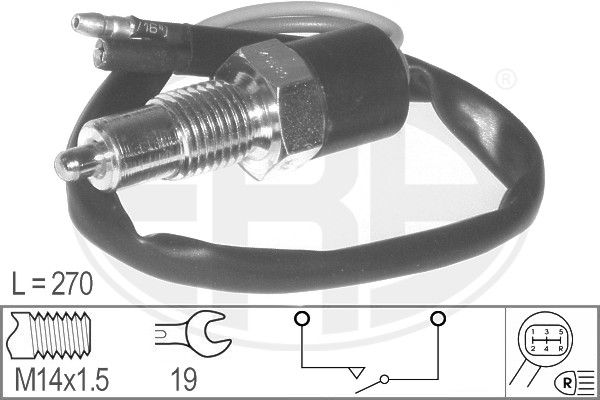 Przełącznik, światło cofania ERA 330762
