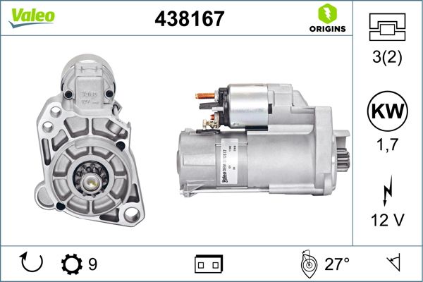 Rozrusznik VALEO 438167