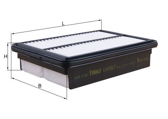 Filtr powietrza MAHLE LX4567