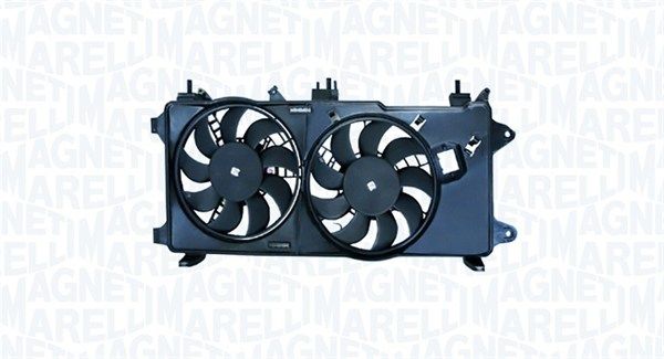 Wentylator, chłodzenie silnika MAGNETI MARELLI 069422718010
