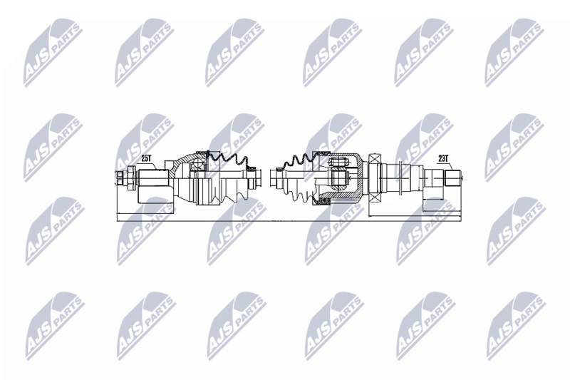 Wał napędowy NTY NPW-FR-030