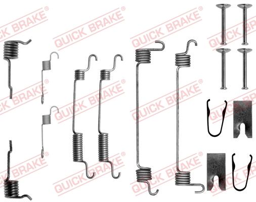 Zestaw akcesoriów, szczęki hamulcowe QUICK BRAKE 105-0764