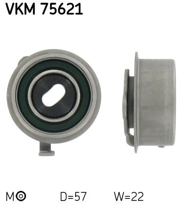 Rolka napinacza, pasek rozrządu SKF VKM 75621