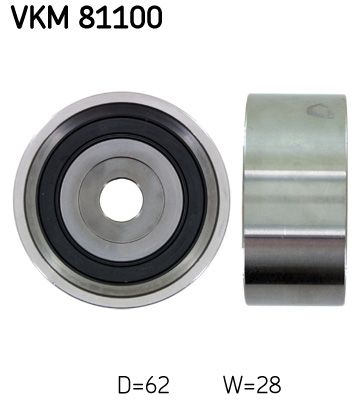 rolka kierunkowa / prowadząca, pasek rozrządu SKF vkm 81100