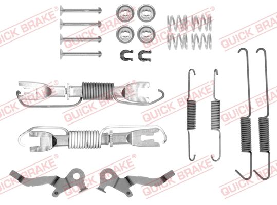 Zestaw akcesoriów, szczęki hamulcowe QUICK BRAKE 105-0002S
