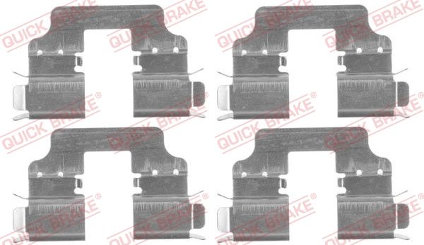 Zestaw akcesoriów, klocki hamulcowe QUICK BRAKE 109-1750