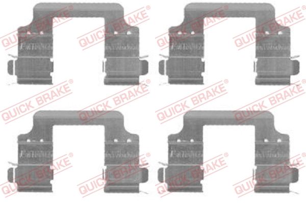 Zestaw akcesoriów, klocki hamulcowe QUICK BRAKE 109-1728
