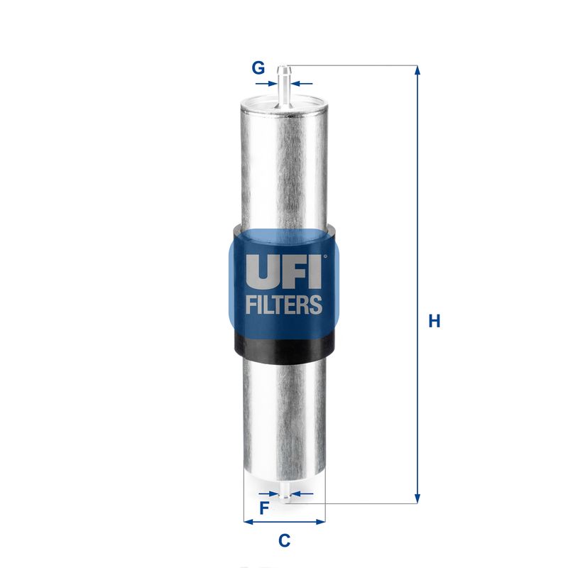 Filtr paliwa UFI 31.569.00