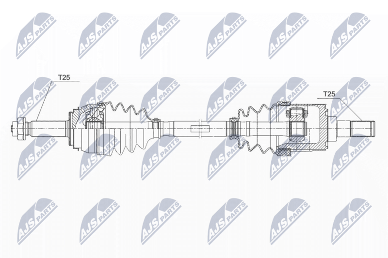 Wał napędowy NTY NPW-KA-356