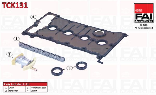 Zestaw łańcucha rozrządu FAI AutoParts tck131