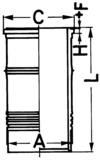 Tuleja cylindrowa KOLBENSCHMIDT 89737110