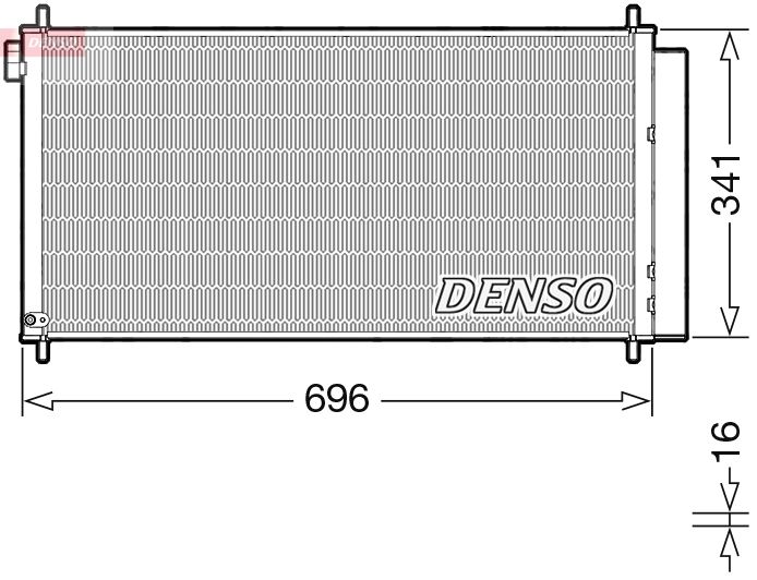 Skraplacz, klimatyzacja Denso DCN50121
