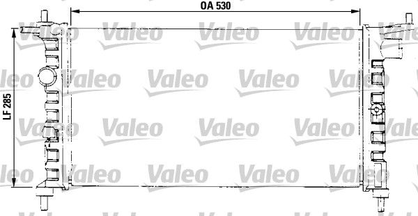 Chłodnica, układ chłodzenia silnika VALEO 731013