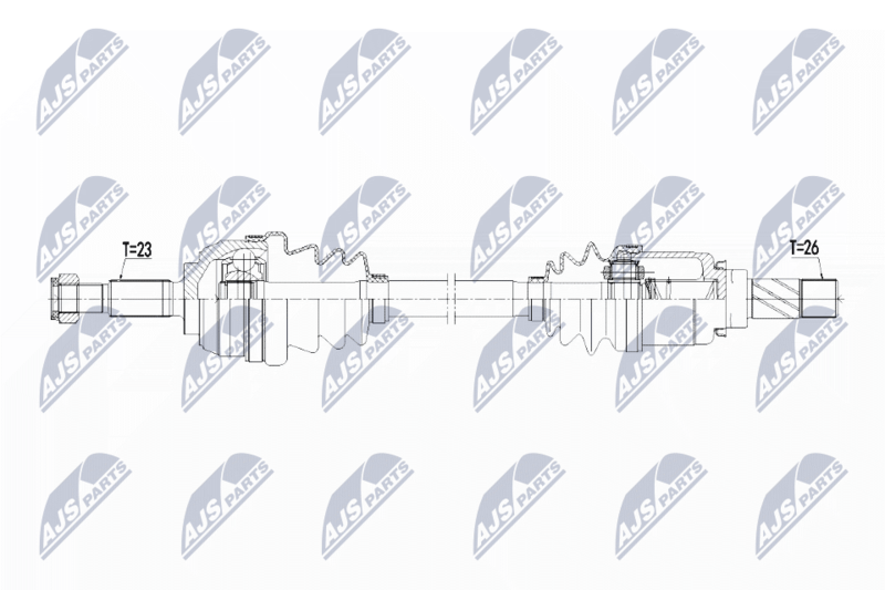 Wał napędowy NTY NPW-RE-138