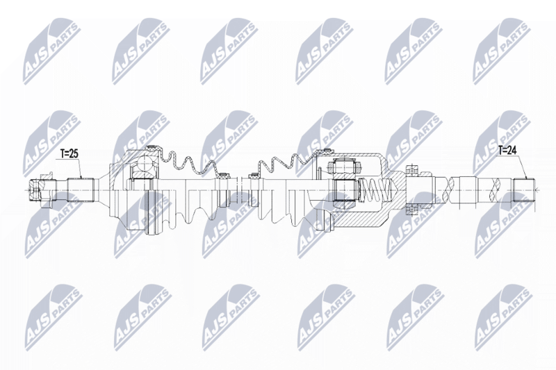 Wał napędowy NTY NPW-CT-063