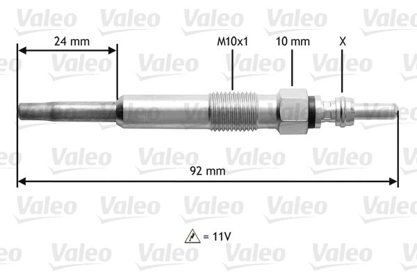 Świeca żarowa VALEO 345104