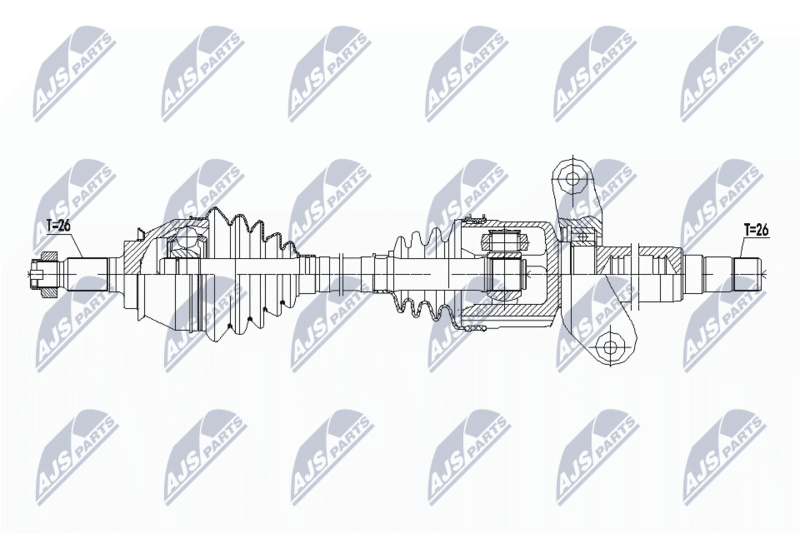 Wał napędowy NTY NPW-BM-137