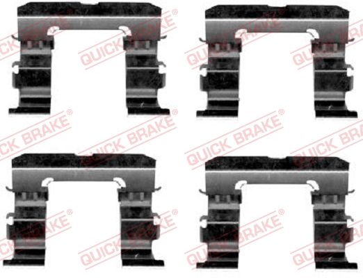 Zestaw akcesoriów, klocki hamulcowe QUICK BRAKE 109-1632